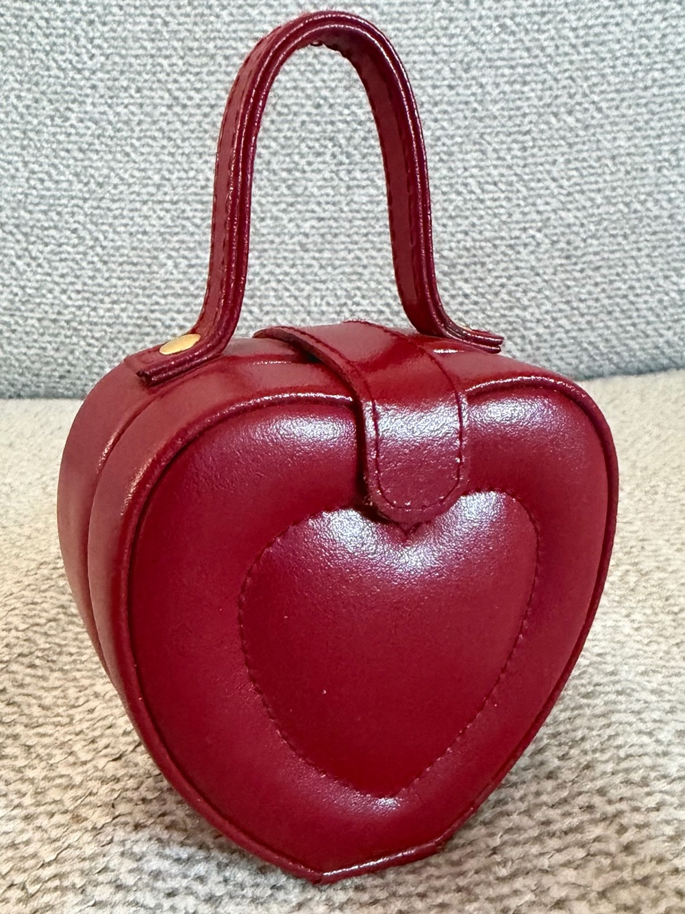 Women's Heart-Shaped Jewelry Bag